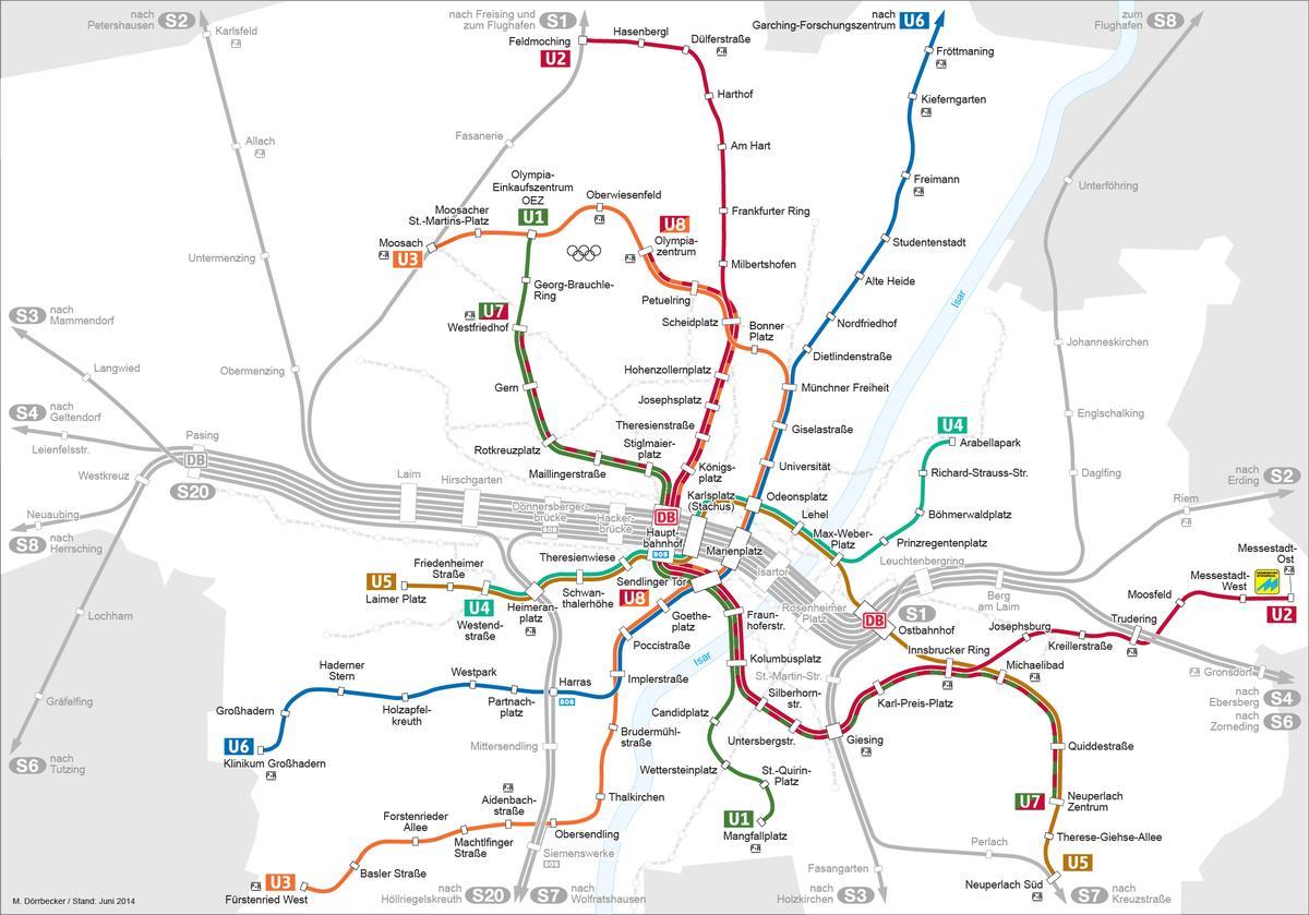 Mapa Monachium Y2