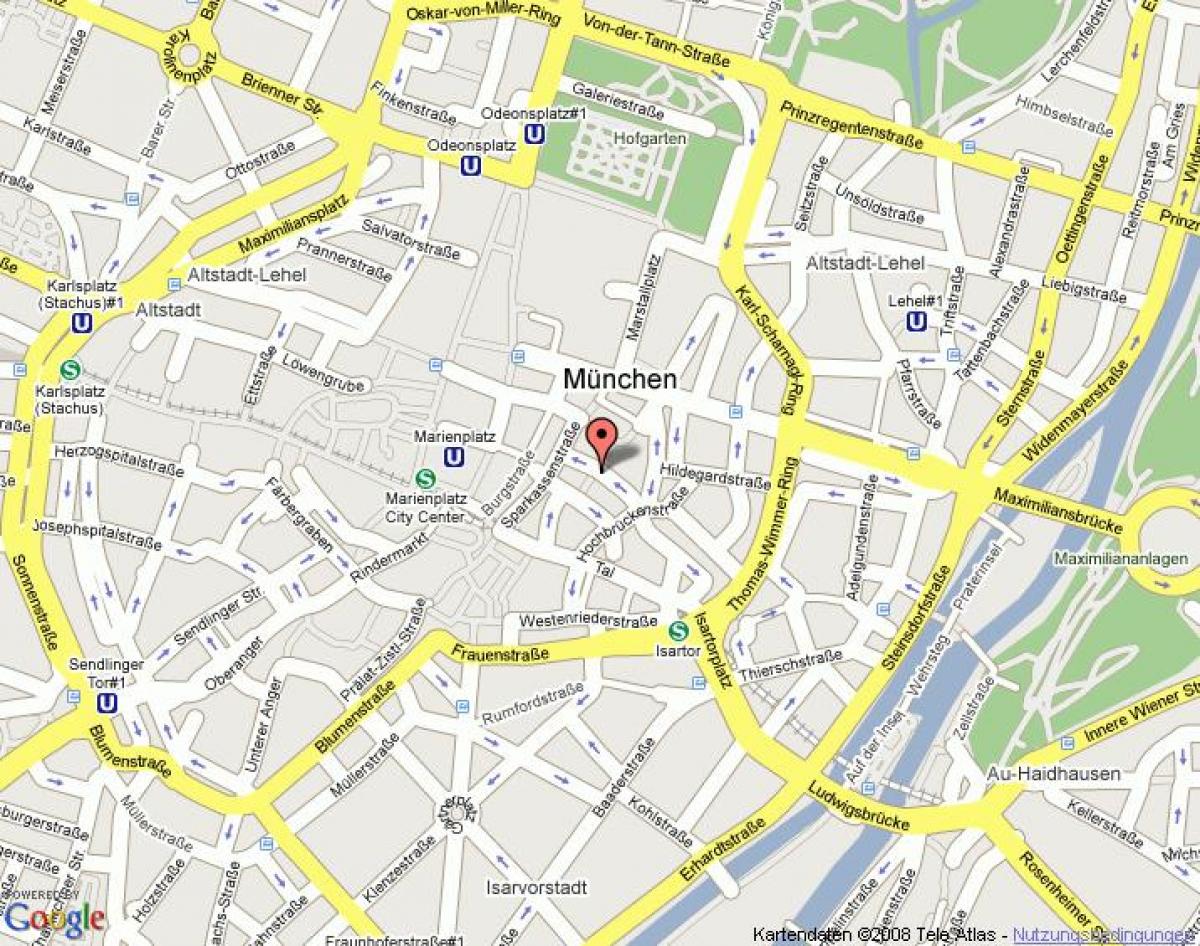Mapa Muncha 