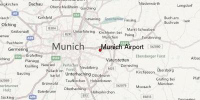 Mapa Monachium i okolic