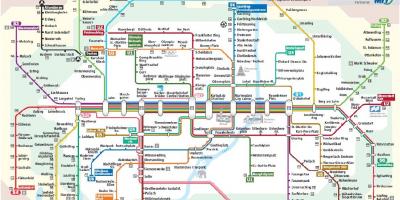 Monachium dworzec C1 mapie