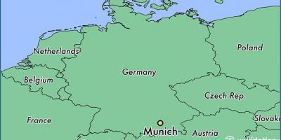 Monachium na mapie świata
